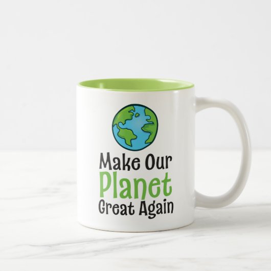 Planet Great Again 11オンス ツートンメモリーマグ ツートーンマグカップ (右)