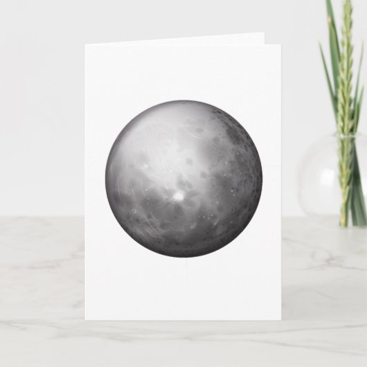 Planet Mercury Greeting Card カード (正面)