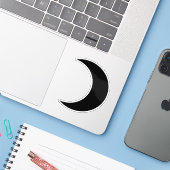 Planet Moon Symbol (black) シール (ノートパソコンとiPhone)