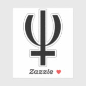 Planet Neptune Symbol (black) シール (シート)