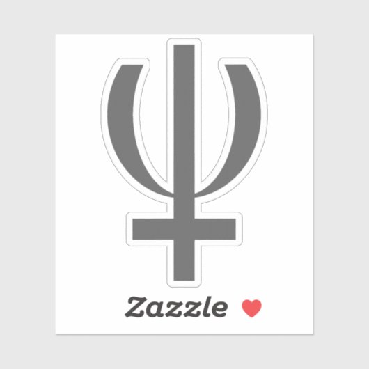 Planet Neptune Symbol (grey) シール (シート)