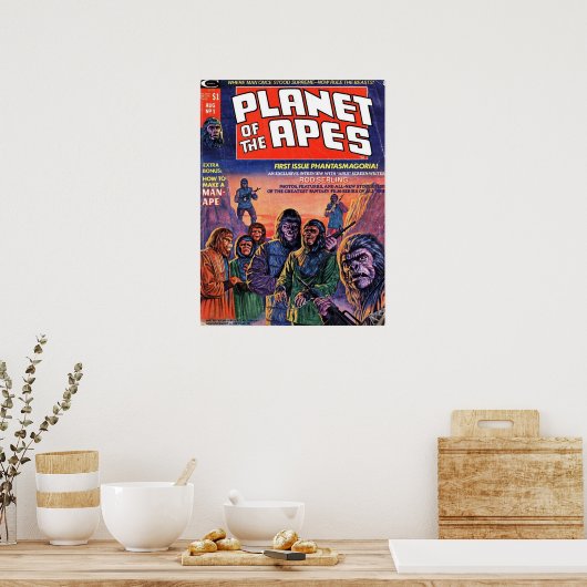 Planet of the Apes Comic Book ポスター (キッチン)
