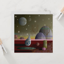 Planet Of The Shapesフラットカード5.25x5.25