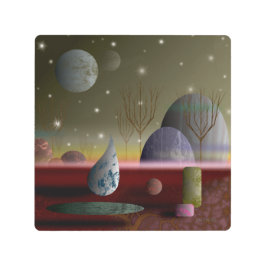Planet Of The Shapes 8x8金属プリント メタルプリント