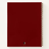 Planet Of The Shapes Spiral Notebook 8.5x11 ノートブック (裏面)