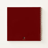 Planet Of The Shapes Spiral Notebook 8.5x8.5 ノートブック (裏面)