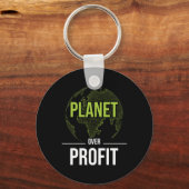Planet Over Profit – 環境保護分野 キーホルダー (正面)