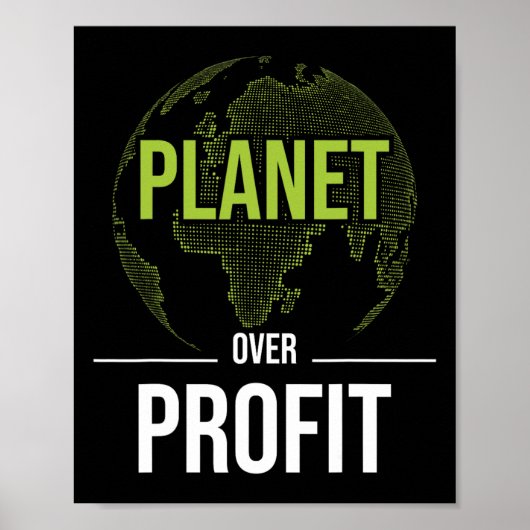Planet Over Profit – 環境保護分野 ポスター (正面)