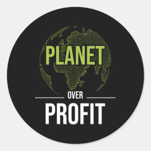 Planet Over Profit – 環境保護分野 ラウンドシール