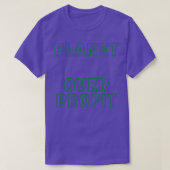 Planet over profit 1 tシャツ (デザイン正面)