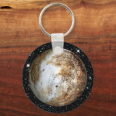 PLANET PLUTO v.2星の背景(システ太陽のム) ~ キーホルダー (正面)