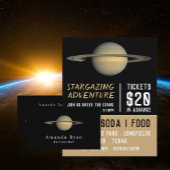 Planet Saturn, Planetarium Event Advertising チラシ