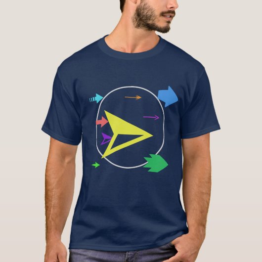 Planet space objects tシャツ (正面)