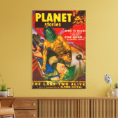 Planet Stories誌の表紙5 キャンバスプリント (インサイチュ (リビング))