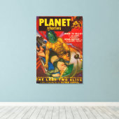 Planet Stories誌の表紙5 キャンバスプリント (インサイチュ (ウッドフロア))
