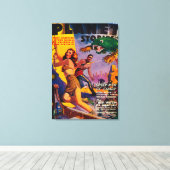 Planet Stories Magazine表紙4 キャンバスプリント (インサイチュ (ウッドフロア))
