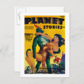 Planet Stories Magazine表紙4 ポストカード (正面/裏面)