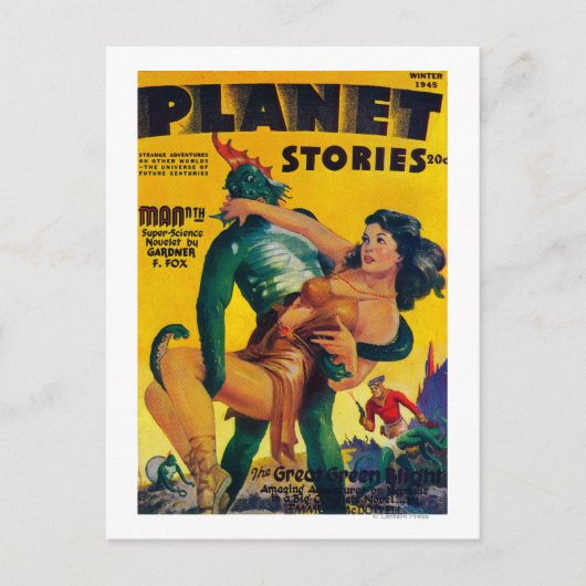 Planet Stories Magazine表紙4 ポストカード (正面)