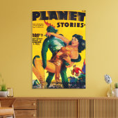Planet Stories Magazine表紙6 キャンバスプリント (インサイチュ (リビング))