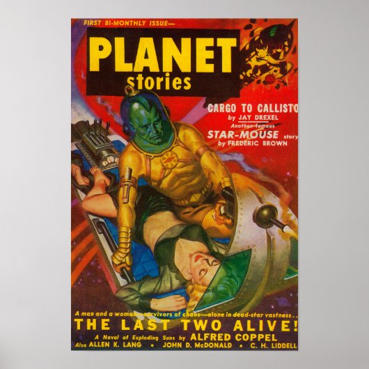 Planet Stories Magazine表紙6 ポスター (正面)