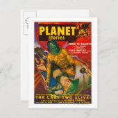Planet Stories Magazine表紙6 ポストカード (正面/裏面)