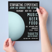 Planet Uranus, Planetarium Event Advertising チラシ (手)