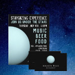 Planet Uranus, Planetarium Event Advertising チラシ<br><div class="desc">Planet Uranus,  Planetarium Event Advertising Flyers By The Business Card Store.</div>