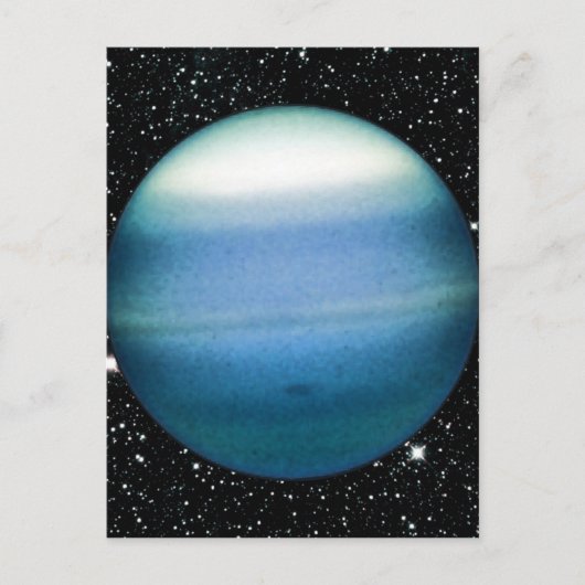 PLANET URANUS star background (太陽の system) to ポストカード (正面)
