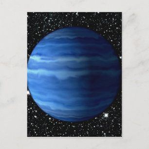 PLANET URANUS v.2星の背景(太陽のシステム) to ポストカード