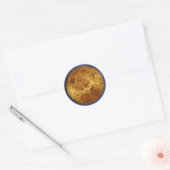 Planet Venus Classic Round Sticker ラウンドシール (封筒)