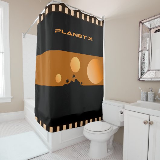 Planet X シャワーカーテン (インサイチュ)