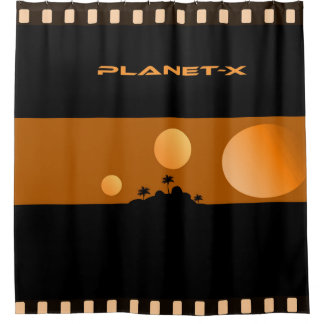 Planet X シャワーカーテン