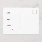 Planetary Spin Invitation Postcard インビテーションポストカード (裏面)