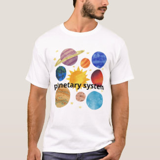 Planetary System Design | Creative Space Art  Tシャツ