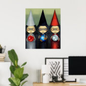 Planetary Witches ART PRINT gothic witch lowbrow ポスター (ホームオフィス)