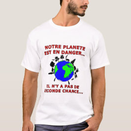 PLANETE EN DANGER Tシャツ