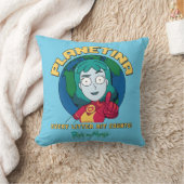 Planetina – 全てのごみビット数 クッション (ブランケット)