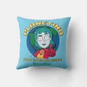 Planetina – 全てのごみビット数 クッション (裏面)