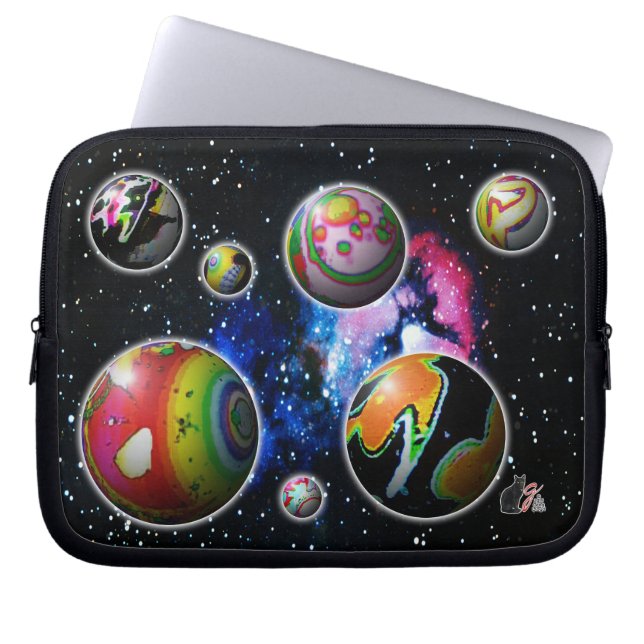 Planetoids Laptop Sleeve ラップトップスリーブ (正面)