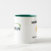 PlanetPOV -朝のブログ-コーヒーカップ ツートーンマグカップ (中央)