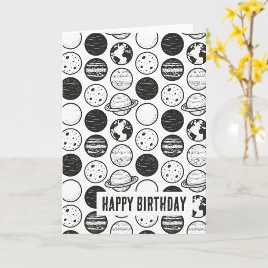 Planets カード (黄色い花)