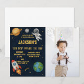 Planets Explorerパーティー招待状 招待状 (正面/裏面)