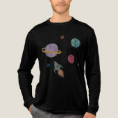 Planets in space T-Shirt トライブレンドＴシャツ (正面)