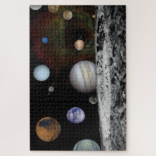 Planets of the solar system ジグソーパズル (縦)