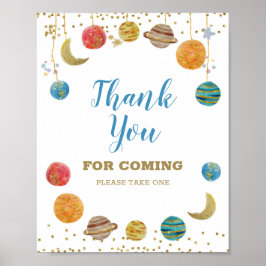 Planets Outer Space銀河系有難うございま来す ポスター