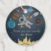Planets Outer Space銀河系誕生日ありがとう フェイバータグ (正面)