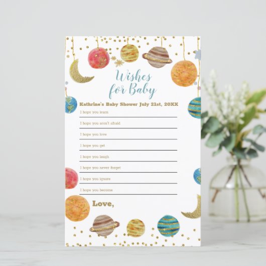 Planets Outer Space Baby Showersベビー (スタンド正面)