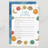 Planets Outer Space Baby Showersベビー (正面/裏面)