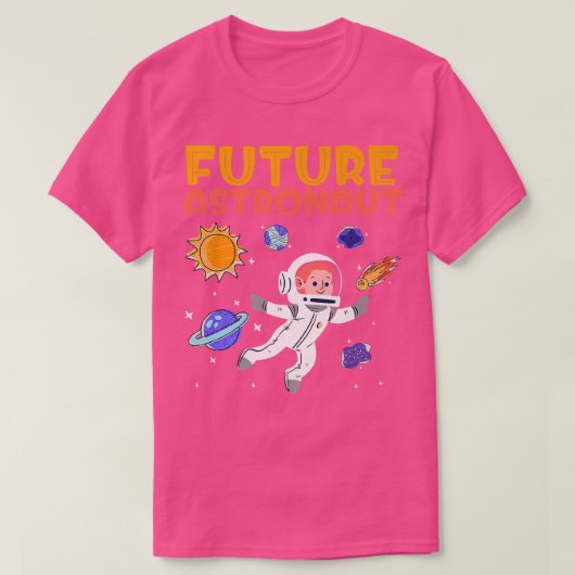 Planets Outer Space Science Kids Universe Future A Tシャツ (デザイン正面)