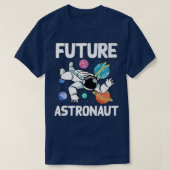 Planets Science Kids Outer Space Universe Future A Tシャツ (デザイン正面)
